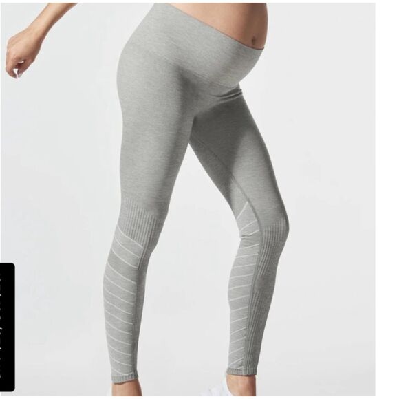 Blanqi SPORT SUPPORT GRAY CONTOUR LEGGING MATERNITY AND POSTPARTUM Size M - Picture 1 of 6
